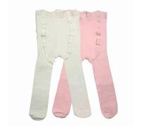 LEON D'ORO Medias para niña recién nacido medias niña algodón 6 meses 12 meses 18 meses 2 pares Made in Italy, ASS TU1 2 pares, 12- 18 meses