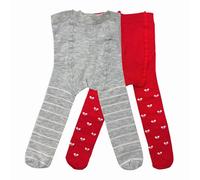 LEON D'ORO Medias para niña recién nacido medias niña algodón 6 meses 12 meses 18 meses 2 pares Made in Italy, ASS5 2 PARES, 6- 12 meses