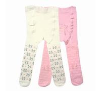 LEON D'ORO Medias para niña recién nacido medias niña algodón 6 meses 12 meses 18 meses 2 pares Made in Italy, ASS6 2 PARES, 0- 6 meses