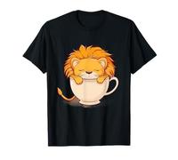 León durmiente Copa León dormido Siesta Animal durmiendo Camiseta