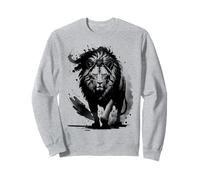 León Elegante y de Moda como diseño artístico Sudadera