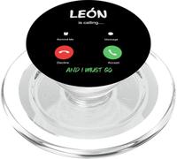 León está Llamando y Debo IR a Nicaragua Viajando PopSockets PopGrip para MagSafe