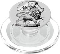 León Etíope Judá Emperador Haile Selassie Rasta Jamaicano PopSockets PopGrip para MagSafe