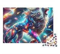 León Galaxia Puzzle para Adultos Puzzle de 1000 Piezas Papel Universo Juego de Puzzle 1000 Piezas Relajación Decoración Hogar 38x26cm/1000pcs
