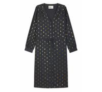 Leon & Harper Vestido midi estampado REMEDY. Talla M. Color Gris