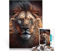 León Hecho de Fuego Puzzle de 2000 Piezas para Adultos Desafiante de completar, Pero Divertido y Gracioso. Mejorar el Amor Entre Parejas 70x100cm