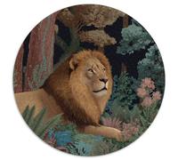 León in The Magical Bosque Rompecabezas Puzzle,1000pcs (67.5x67.5cm) Adulto Juego EduGatoivo Decoración del Hogar