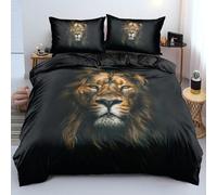 LeóN Juego de Ropa de Cama Personalidad Funda Nordica Reversible con Funda Edredon 155x220 cm Microfibra y 2 x Fundas de Almohada 50x75 cm