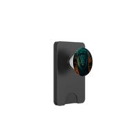 León majestuoso Debajo del Cielo de la Luna PopSockets PopWallet para MagSafe