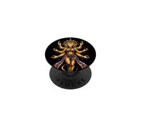 León Mujer Diosa Celestial Fantasía Mística Mujeres Chicas PopSockets PopGrip Adhesivo