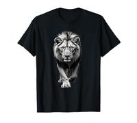 León Papá Familia Paternidad Salvaje Poder Naturaleza Camiseta