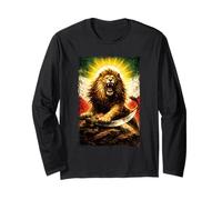 León Persa | Shir Khorshid | Bandera de Irán Persia Antigua Manga Larga