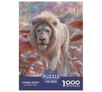 León Puzzle 1000 Piezas Animals - Reto Mindful para Expertos, Acabado Mate, Regalo Ideal, 38x26cm/1000pcs