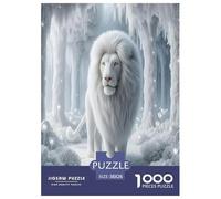 León Puzzle 1000 Piezas para Adultos Animales Salvajes Juego Familiar con Juguete Colorido Regalo para De Decoración Familiar 38x26cm/1000pcs