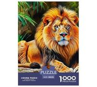 León Puzzle Elegante para Actividades Relajantes En Familia, Pone En Primer Plano Mascotas Ofreciendo Un Desafío Equilibrado Sin Distracciones Digitales 38x26cm/1000pcs