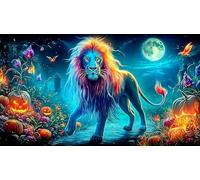 León Puzzle Imposible,desafío for Adults Juego Educativo 1000 Piezas Obra de Arte de Juego de para Adultos, Regalos a Partir de 14 Años 75x50cm/1000pcs