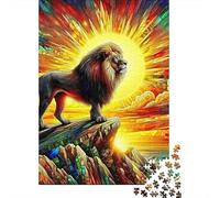 León Puzzle Imposible,desafío for Adults Juego EduGatoivo 1000 Piezas Obra De Arte De Juego De para Adultos, Regalos A Partir De 14 Años 1000pcs (75x50cm)