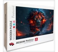 LeóN Puzzle Madera 2000 Piezas, Animal Puzzle Adultos con Caja 99x70cm, Rompecabezas Desafiante, para Hombres Mujeres Adolescente, Juegos de Rompecabezas Creativos, Decoracion Hogar Regalo, D-9033