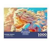 León Puzzles De 1000 Pièces Jeux Éducatifs Puzzles À Pièces De Décoration Intérieure Carton 100% Recyclé Cadeaux Pour Hommes Pour Adultes 38x26cm/1000pcs