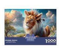 León Rompecabezas Imposible,desafío for Adults Hill Entretenimiento Creativo 1000 Piezas Obra De Arte De Juego De para Adultos Y Niños A Partir De 12 Años 38x26cm/1000pcs