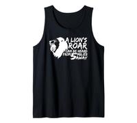 León Rugido Animal Salvaje Safari Naturaleza Entusiasta Camiseta sin Mangas
