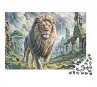 León Ruinas Puzzle de 1000 Piezas Papel para Adultos Arquitectura Antigua Relajación Puzzle para Toda la Familia 52x38cm/1000pcs