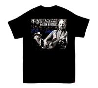 Leon Russell Willie Nelson Signature Shirt TeeBlackXXL