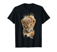 León Safari Animal Guepardo Zoológico Animal León Zoo Gato Camiseta
