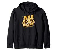 León salvaje en el Parque Nacional del Serengeti africano Safari Tanzania Sudadera con Capucha