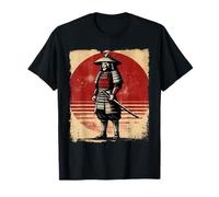 León Samurai Guerrero Arte Japonés Cultura Ukiyo-e Vintage Camiseta