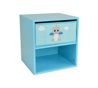 LEON THE DRAGON Mesita de noche con cajón 36 x 33 x 30 cm para niños