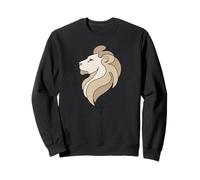 León Tierra Neutral en Línea Continua Sudadera
