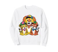 León Tigre Leopardo Amigos Sudadera