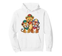 León Tigre Leopardo Amigos Sudadera con Capucha
