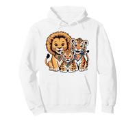 León Tigre Leopardo Amigos Sudadera con Capucha