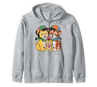 León Tigre Leopardo Amigos Sudadera con Capucha