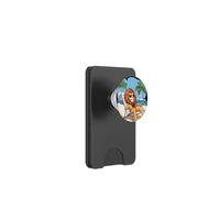 León viviendo su mejor vida en unas vacaciones tropicales PopSockets PopWallet para MagSafe