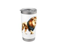 León x León africano x León rey Vaso térmico de acero inoxidable de doble pared