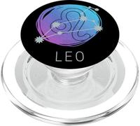 León Zodiaco Horóscopo Zodiaco Acuarela Constelación PopSockets PopGrip para MagSafe