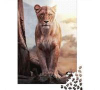 Leona Alerta Puzzle De 1000 Piezas Puzzles Clásicos para para Adultos Y Niños Adultos Y Niños A Partir De 12 Año 70x50cm/1000pcs