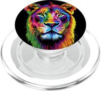 Leona Cachorro de León Mamá Leona Dulce Leonas Salvaje PopSockets PopGrip para MagSafe