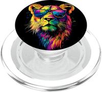 Leona Cachorro de León Mamá Leona Dulce Leonas Salvaje PopSockets PopGrip para MagSafe