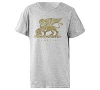 Leona Di San Marco De Venecia - Oro Vintage Camiseta Infantil Básica Algodón Gris