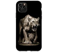 Leona Protege a los pequeños Leones - Amor materno Carcasa para iPhone 11 Pro MAX