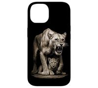 Leona Protege a los pequeños Leones - Amor materno Carcasa para iPhone 14