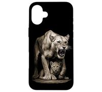 Leona Protege a los pequeños Leones - Amor materno Carcasa para iPhone 16 Plus