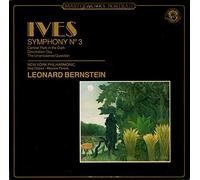 LEONARD BERNSTEIN - IVES SYMPHONY NO 3 LP (VINYL ALBUM) FRENCH CBS 1983