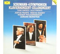 Leonard Bernstein & Wiener Philharmoniker - Schumann: 4 Symphonien / Klavierkonzert / Cellokonzert [Vinyl Schallplatte] [3 LP Box-Set]