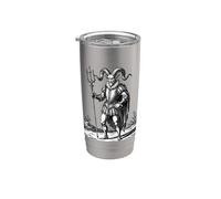 Leonard Dapper Diablo del Viejo Mundo Vaso térmico de acero inoxidable de doble pared
