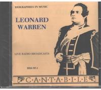 Leonard Warren: Live Radio Broadcasts by Leonard Warren (1992-12-21)